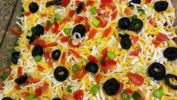 Authentic 7-Layer Mexican Dip