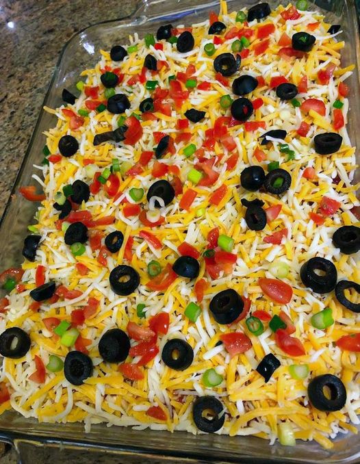 Authentic 7-Layer Mexican Dip