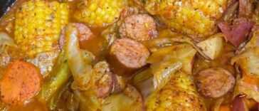 Cabbage Soup With Smoked Sausage