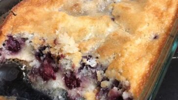 Iron Skillet Blackberry Cobbler