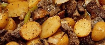 Garlic Butter Steak and Potatoes Skillet