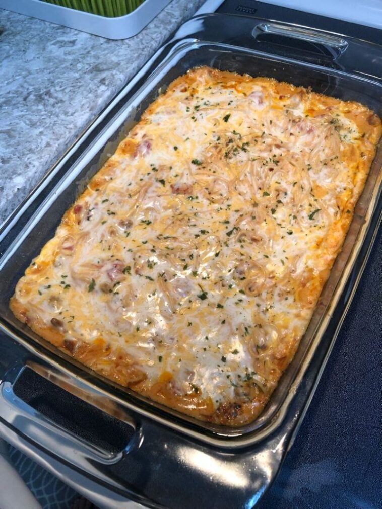 Chicken Spaghetti Casserole - Recipes Need