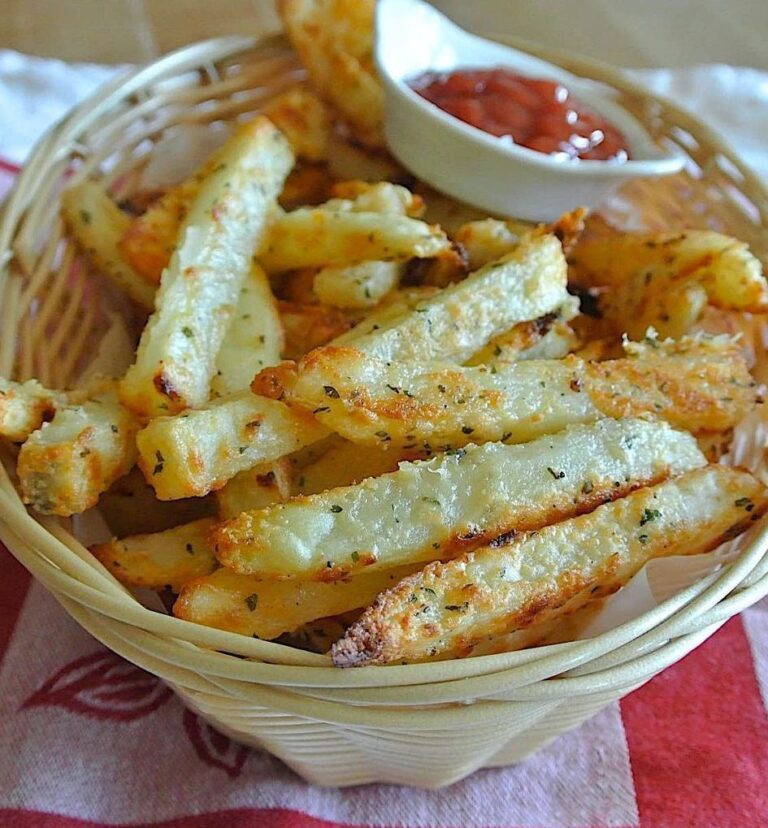 Baked Garlic Parmesan Fries Recipes Need