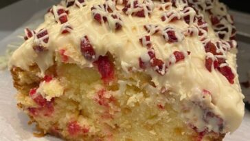 Cranberry Orange Bread with Simple Glaze