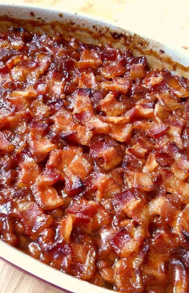 Brown Sugar and Bacon Baked Beans - WEEKNIGHT RECIPES