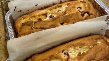 Cream Cheese Cranberry Loaf