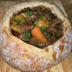 Beef Stew in a Bread Bowl