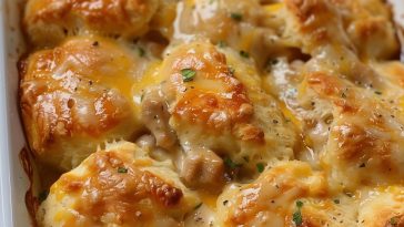 Chicken Bubble Biscuit Bake Casserole