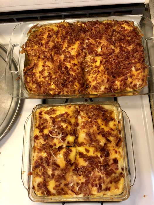 Cheesy Loaded Meatloaf Casserole