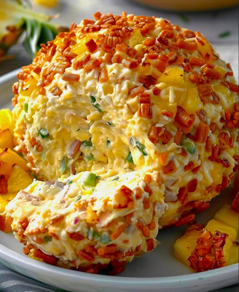 Heavenly Pineapple Cheeseball