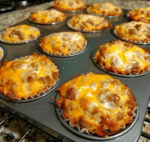 Sausage Muffins with Bisquick