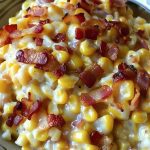 Slow Cooker Cheddar Corn with Bacon