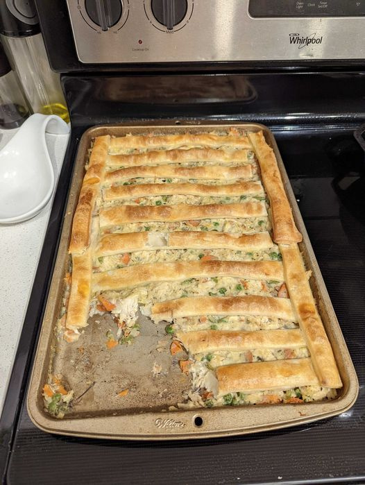 Sheet Pan Chicken Pot Pie