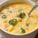 Cheddar Broccoli Potato Soup