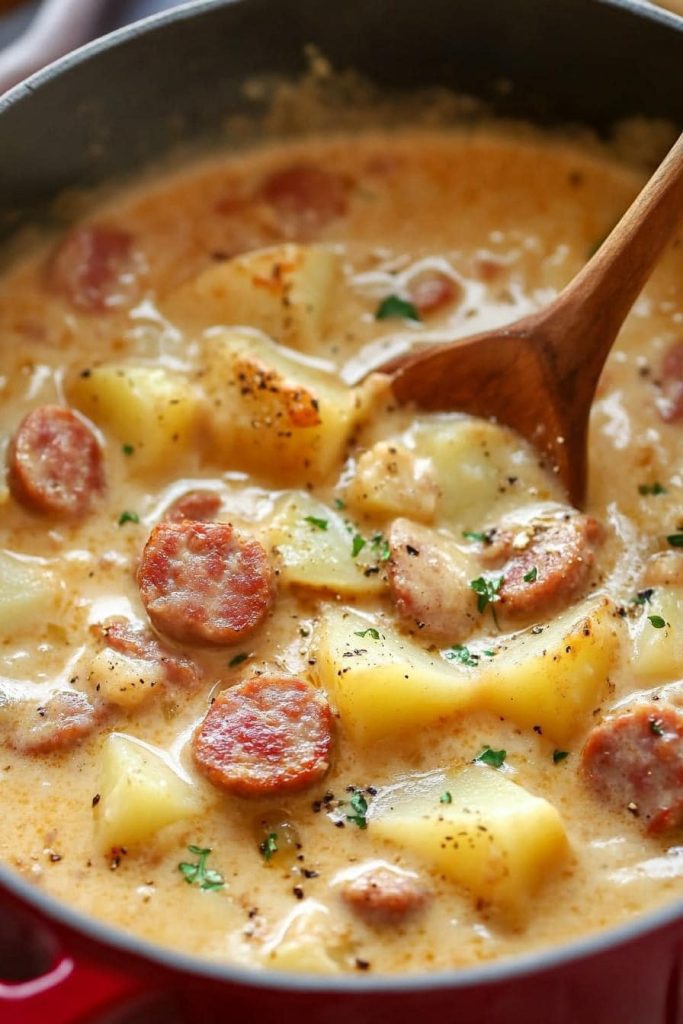 Kielbasa potato soup 