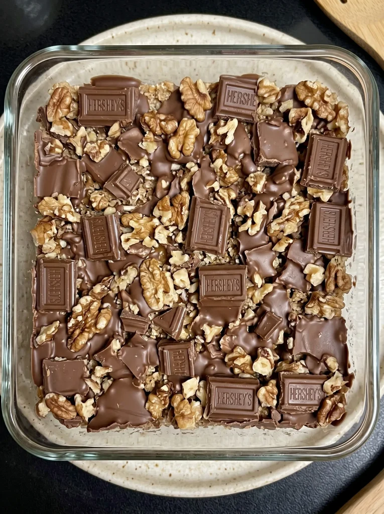 Caramel Chocolate Crunch Bars