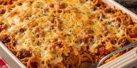 Baked Cream Cheese Spaghetti Casserole