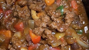 Crockpot Pepper Steak Recipe