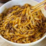 Mongolian Ground Beef Noodles