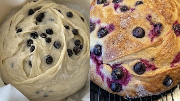 Blueberry Cream Cheese Loaf