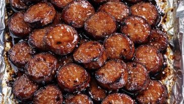 Brown Sugar Kielbasa Bites