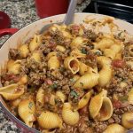 Creamy Beef and Shells