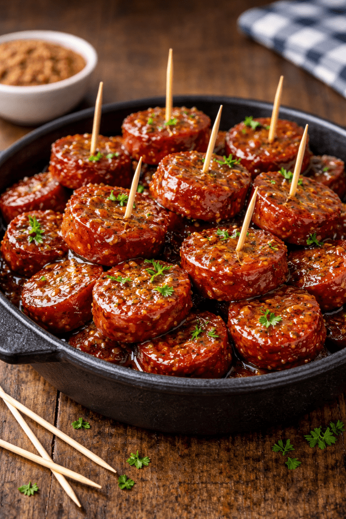 Brown Sugar Kielbasa Bites