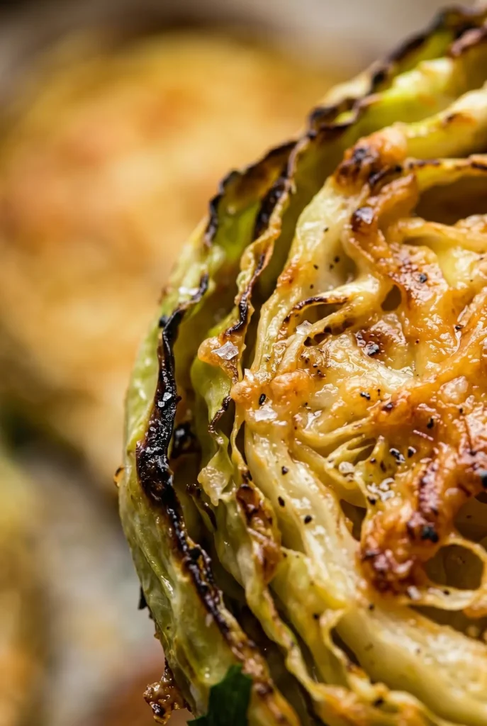 Crispy Parmesan Roasted Cabbage Steaks (The Ultimate Low Carb Side Dish)