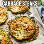 Crispy Parmesan Roasted Cabbage Steaks (The Ultimate Low Carb Side Dish)