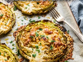 Crispy Parmesan Roasted Cabbage Steaks (The Ultimate Low Carb Side Dish)