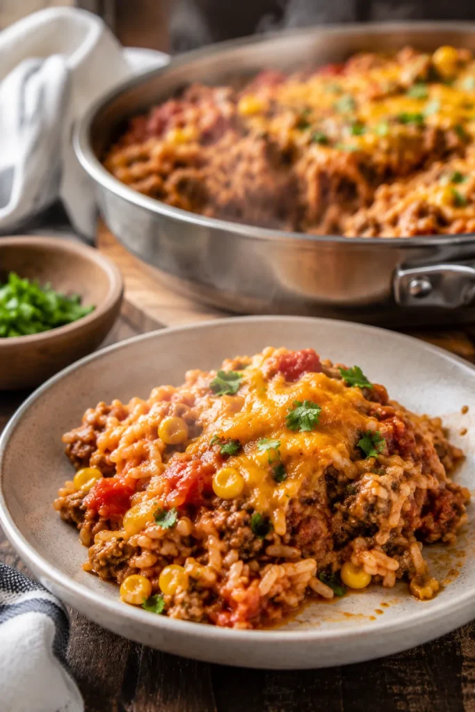 One Pot Mexican Rice Casserole