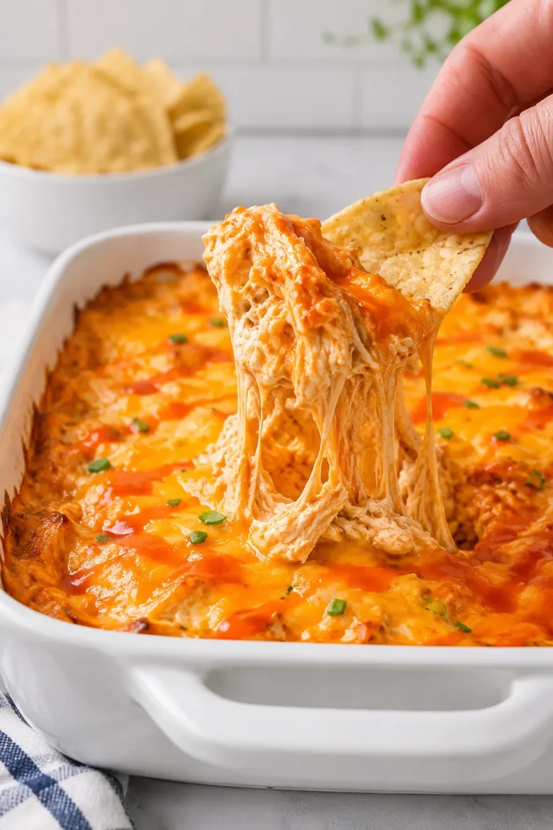 Creamy Buffalo Chicken Dip