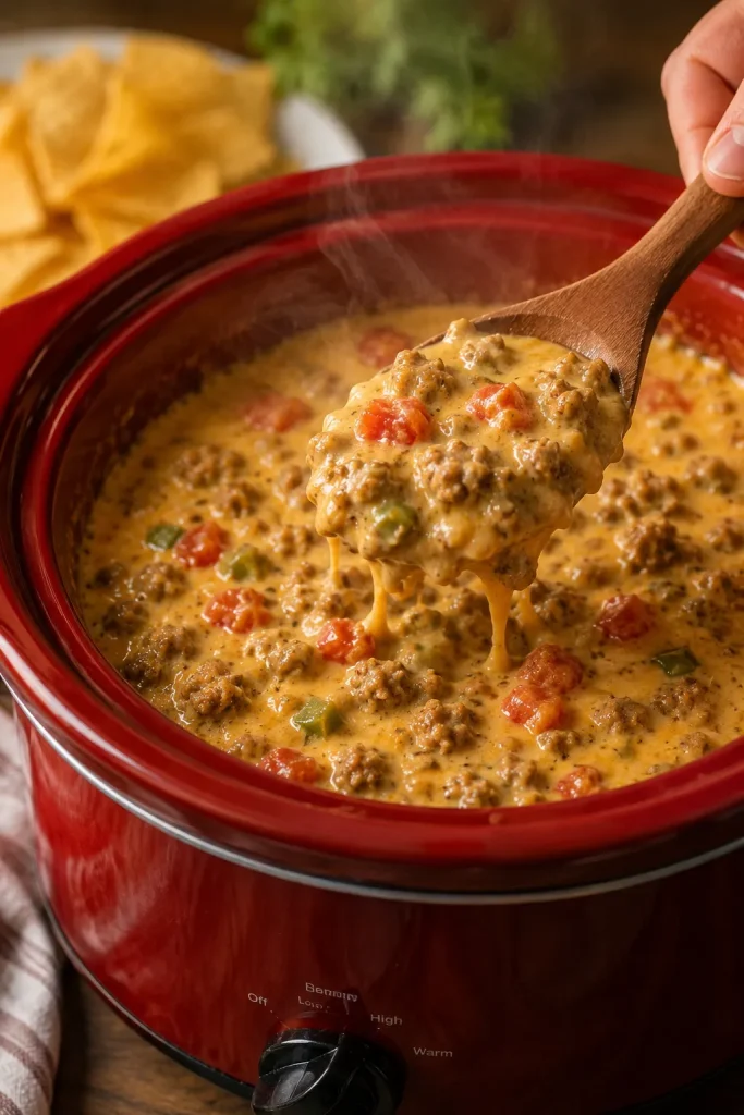 Slow Cooker Sausage Dip