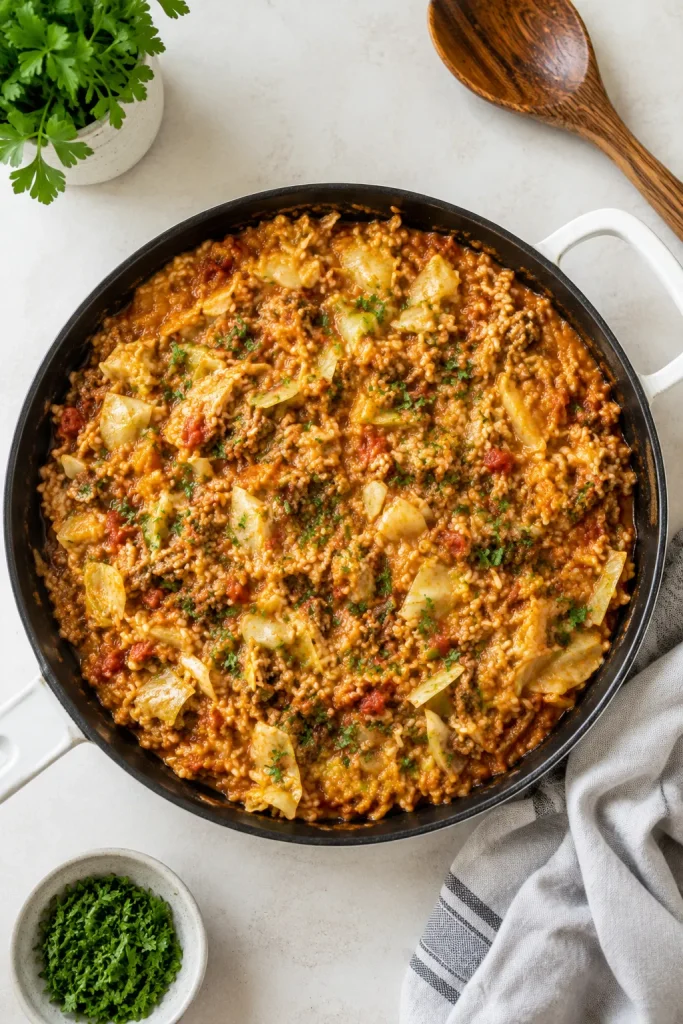 High-Protein Cabbage Roll Skillet