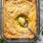 4 Ingredients Lemon Cream Cheese Dump Cake