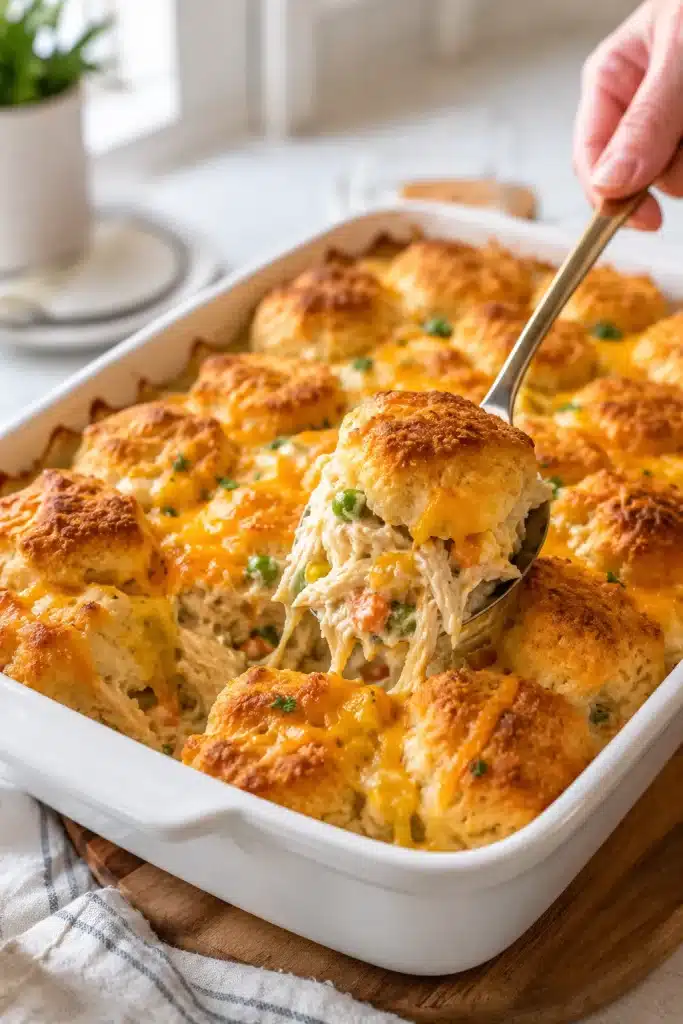 Chicken Bubble Biscuit Bake Casserole