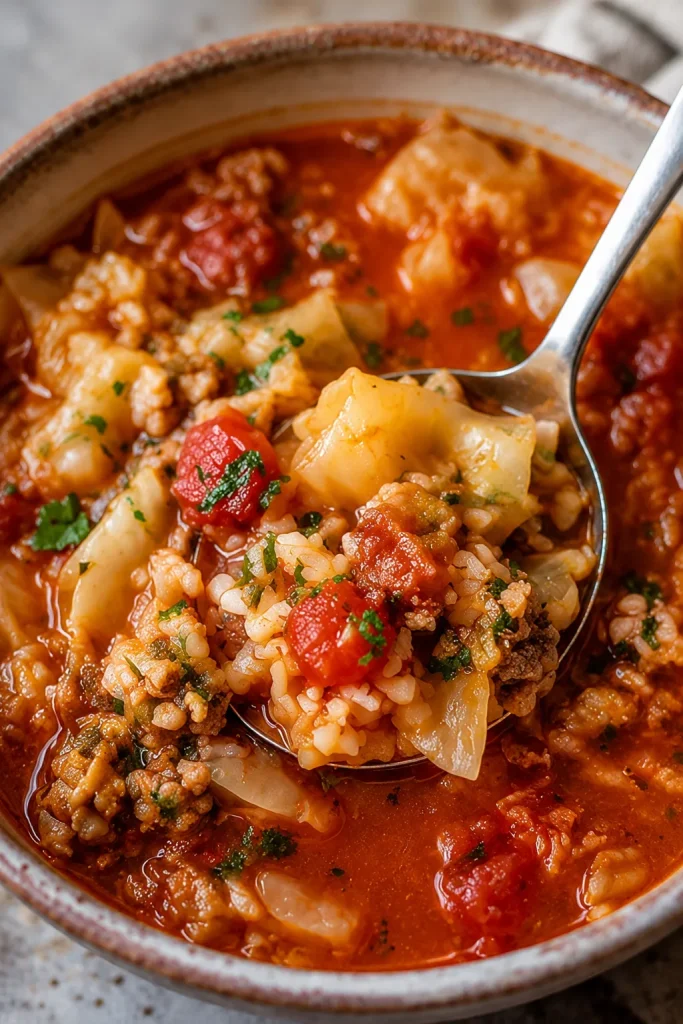 Cabbage Roll Soup