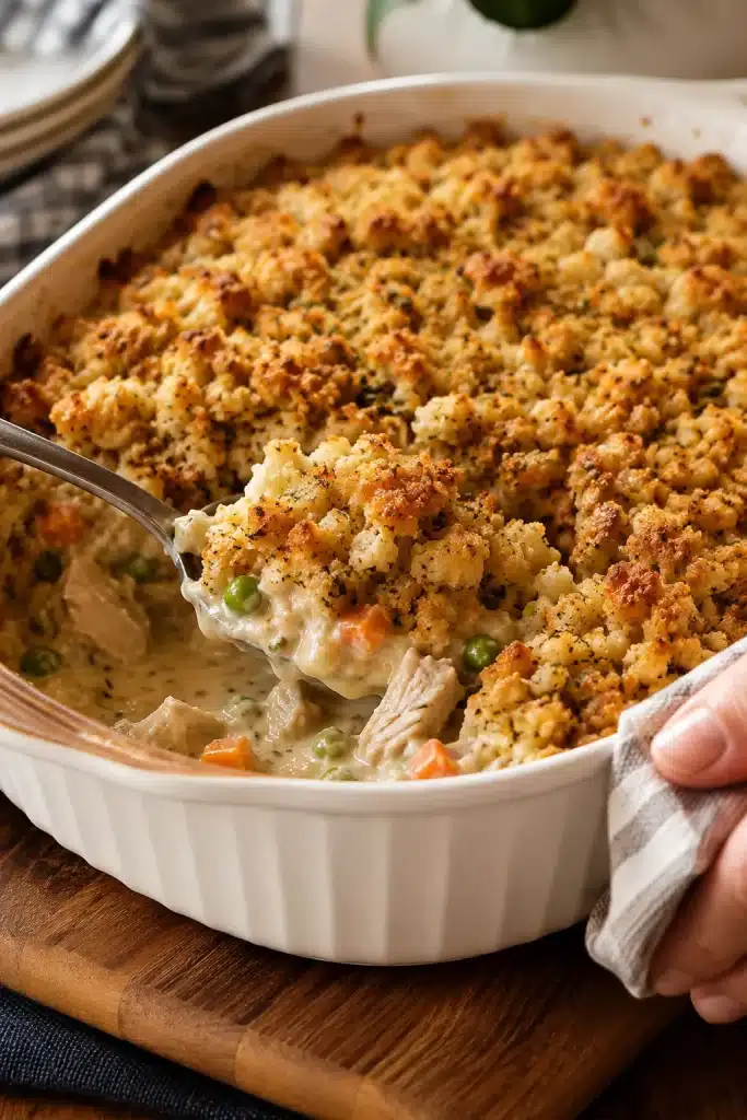 10. Chicken Stuffing Casserole