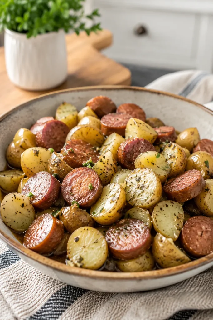 Crockpot Sausage and Potatoes