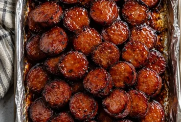 Brown Sugar Kielbasa Bites