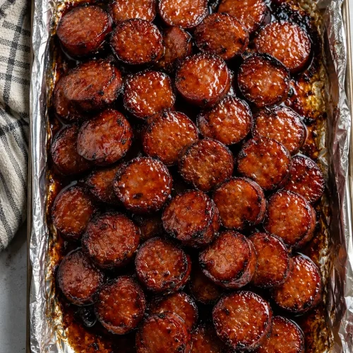 Brown Sugar Kielbasa Bites