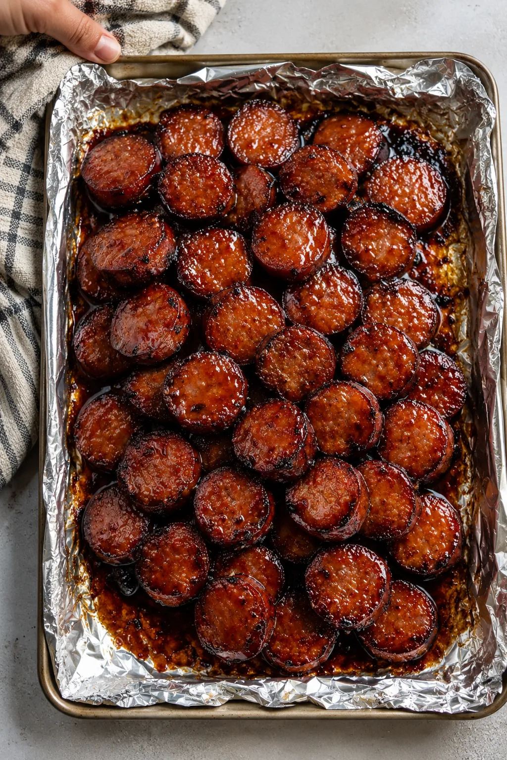 Brown Sugar Kielbasa Bites