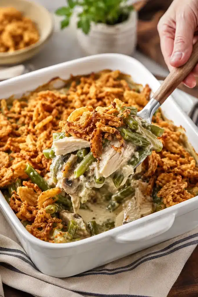 Green Bean Casserole with Chicken