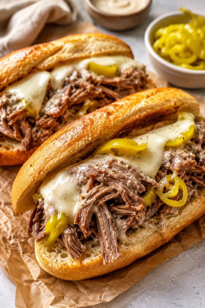 Creamy Italian Beef Sandwiches