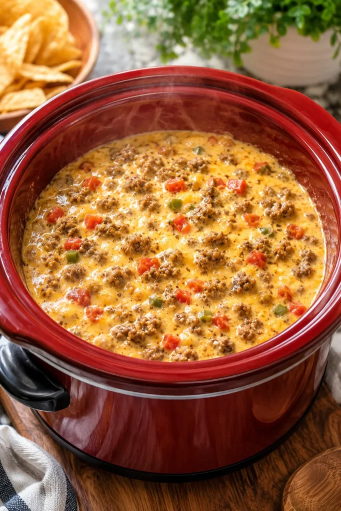 Slow Cooker Sausage Dip