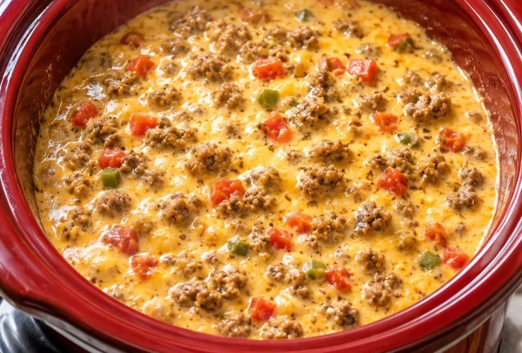 Slow Cooker Sausage Dip