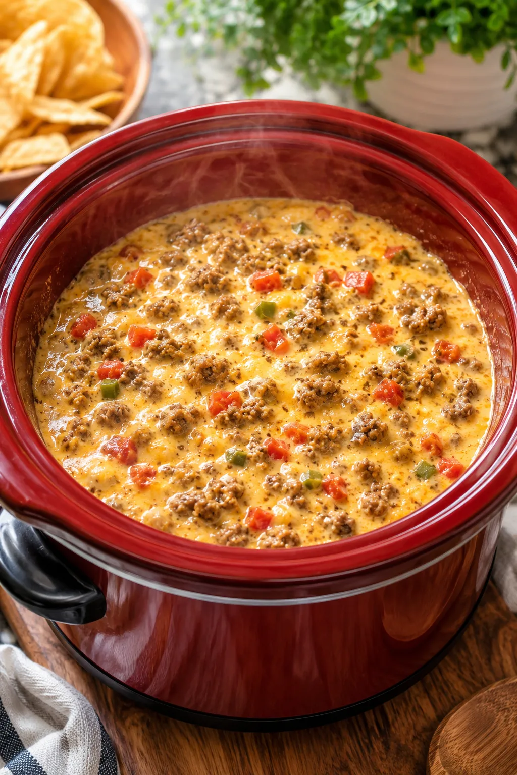 Slow Cooker Sausage Dip