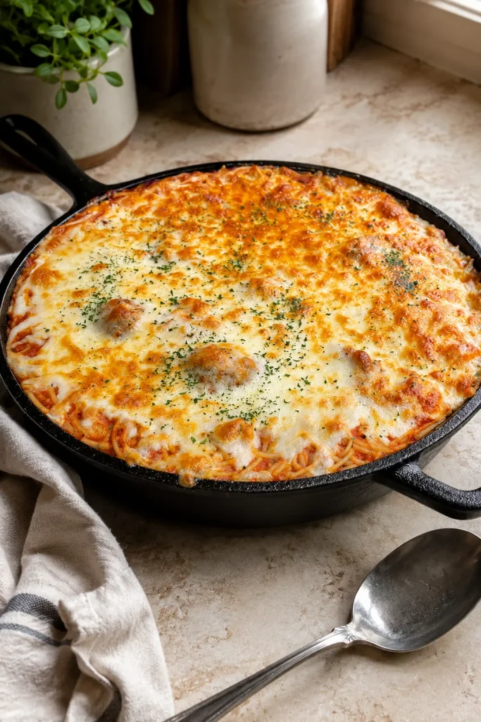 Baked Cream Cheese Spaghetti Recipe