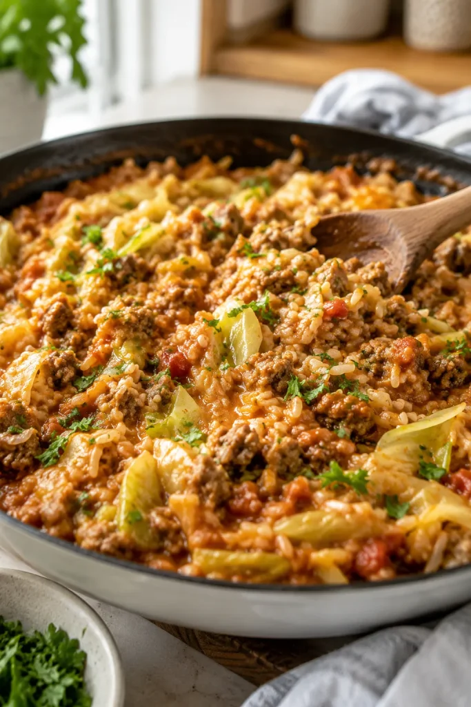 High-Protein Cabbage Roll Skillet