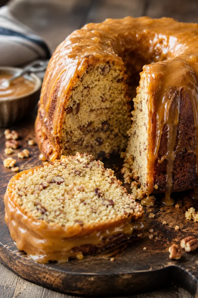 Brown Sugar Carmel Pound Cake